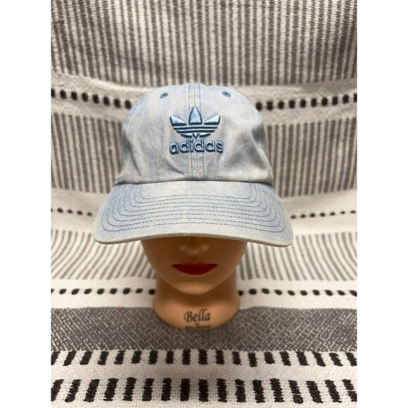 ADIDAS Relaxed Overdyed Blue Strapback - Picture 1 of 6